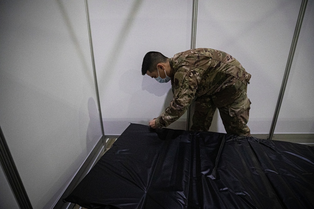 New Jersey Joint Task Force builds up Field Medical Station in Atlantic City