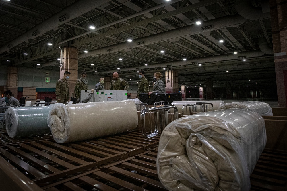 New Jersey Joint Task Force builds up Field Medical Station in Atlantic City