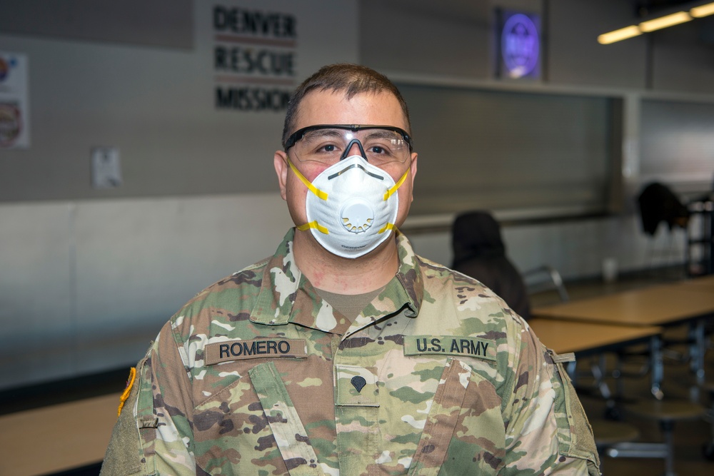 Colorado National Guard Members support the COVID-19 Response Efforts