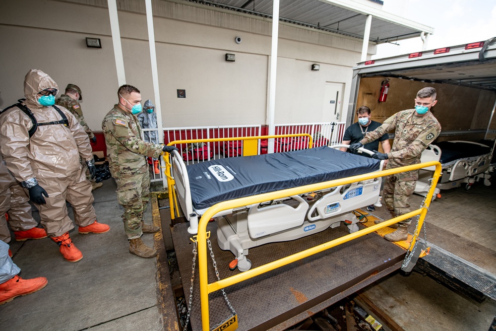 W.Va. Guard Help Build COVID-19 Response Medical Surge Capacity in West Virginia