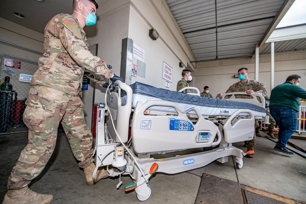 W.Va. Guard Help Build COVID-19 Response Medical Surge Capacity in West Virginia