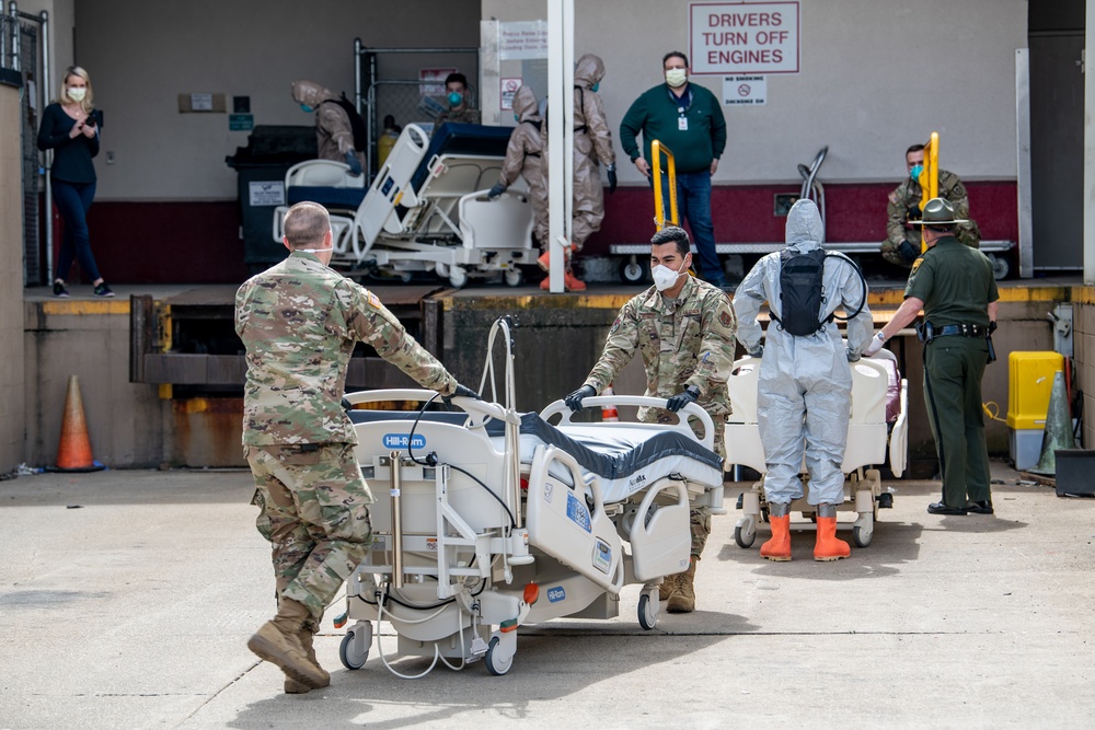 W.Va. Guard Help Build COVID-19 Response Medical Surge Capacity in West Virginia