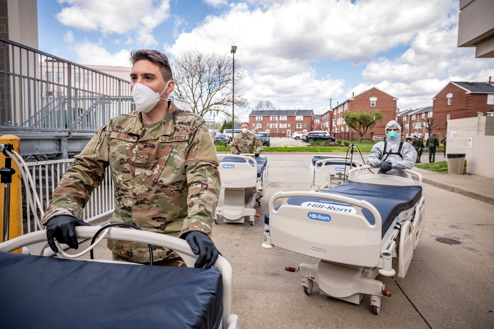 W.Va. Guard Help Build COVID-19 Response Medical Surge Capacity in West Virginia