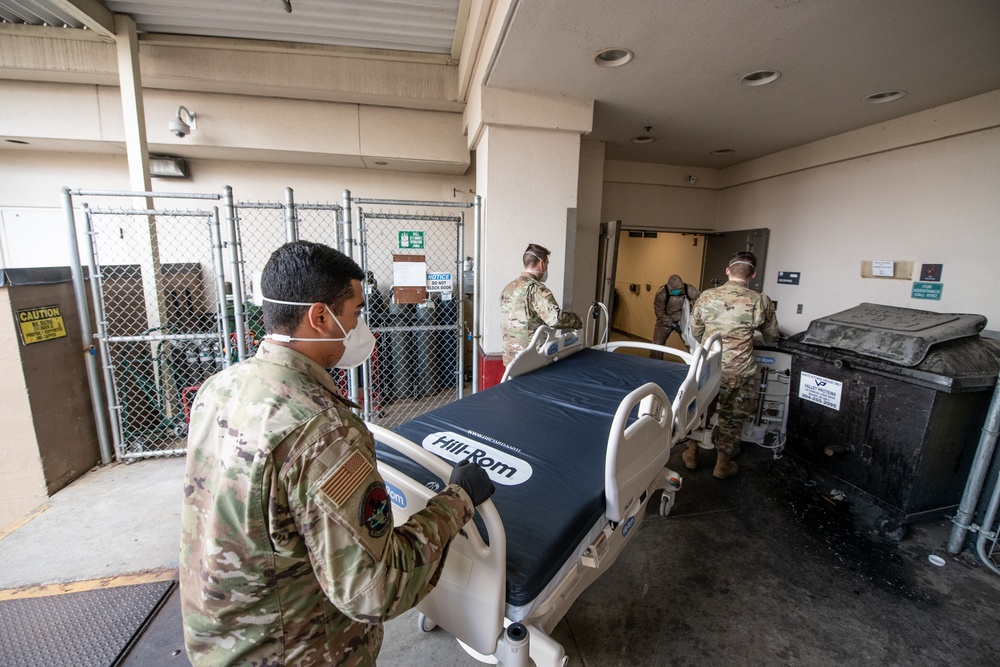 W.Va. Guard Help Build COVID-19 Response Medical Surge Capacity in West Virginia