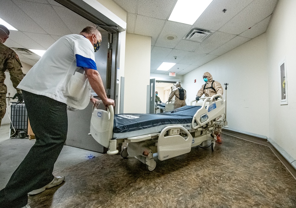 W.Va. Guard Help Build COVID-19 Response Medical Surge Capacity in West Virginia