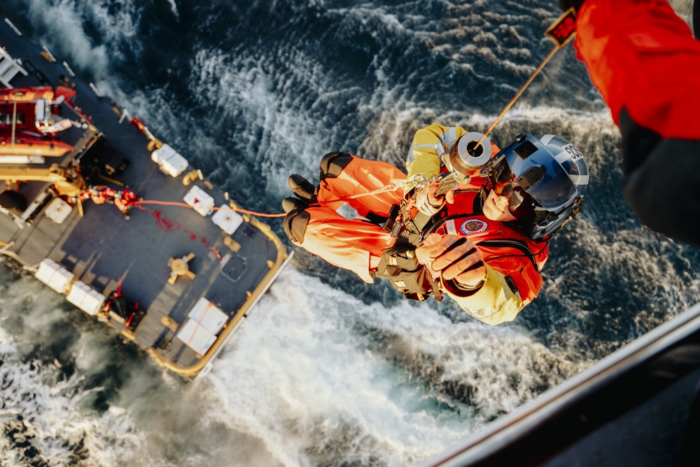 Alaska-based Coast Guard crews conduct hoist training, Kodiak, Alaska