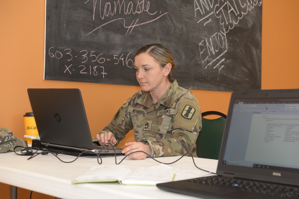 Logistics NCO helps plan care site at Memorial Hospital