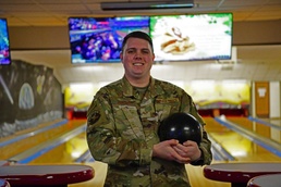 Airman with bowling talent to spare