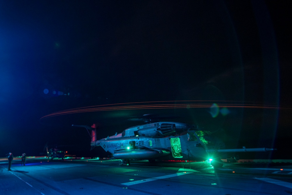 USS America (LHA 6) Conducts Flight Operations