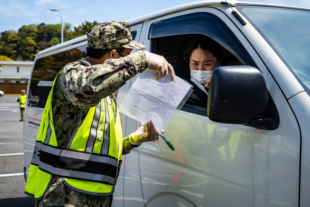 CFAY Security Department Conducts COVID-19 Screenings