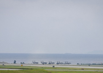 Kadena Air Base take offs