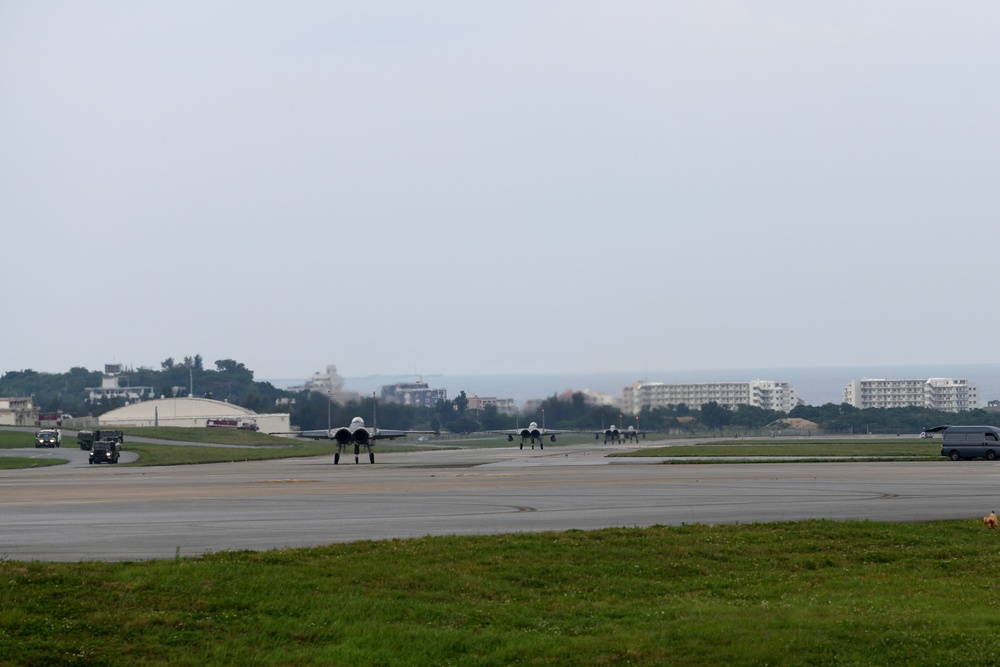Kadena Air Base take offs