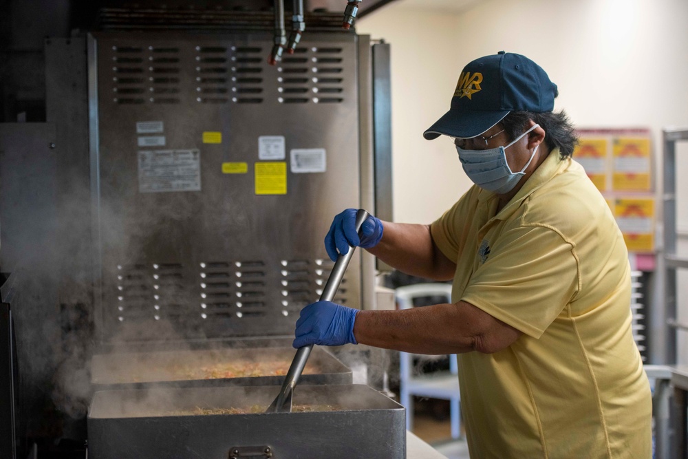 Essential employees working at Joint Base Pearl Harbor-Hickam