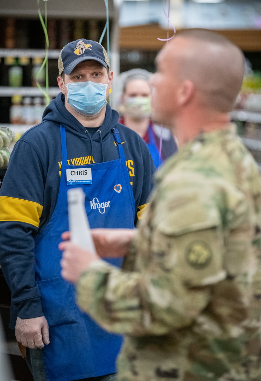 W.Va. Guard Trains Grocery Store Personnel as part of COVID-19 Response