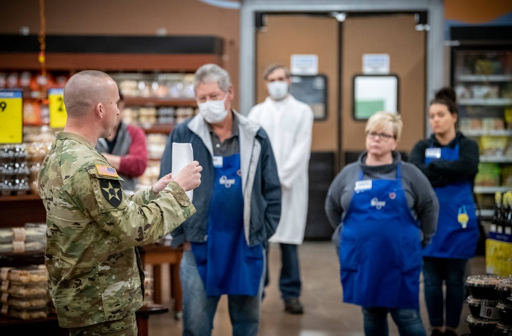 W.Va. Guard Trains Grocery Store Personnel as part of COVID-19 Response