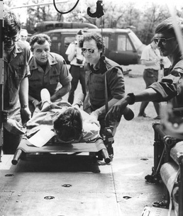 Mock mass casualty training in 1970 at Camp McCoy