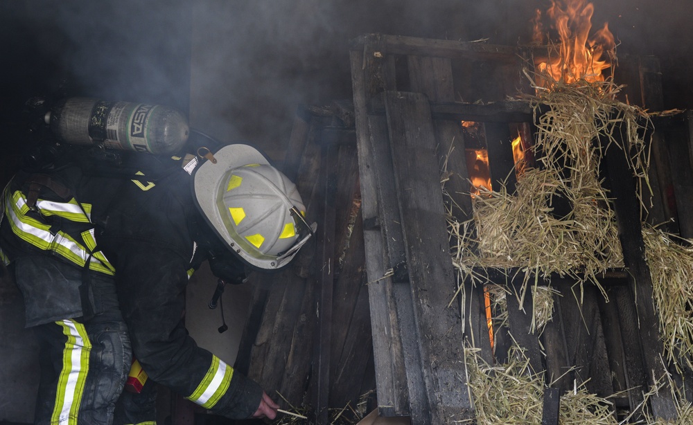 Fire Department Conducts Training on Wright-Patt