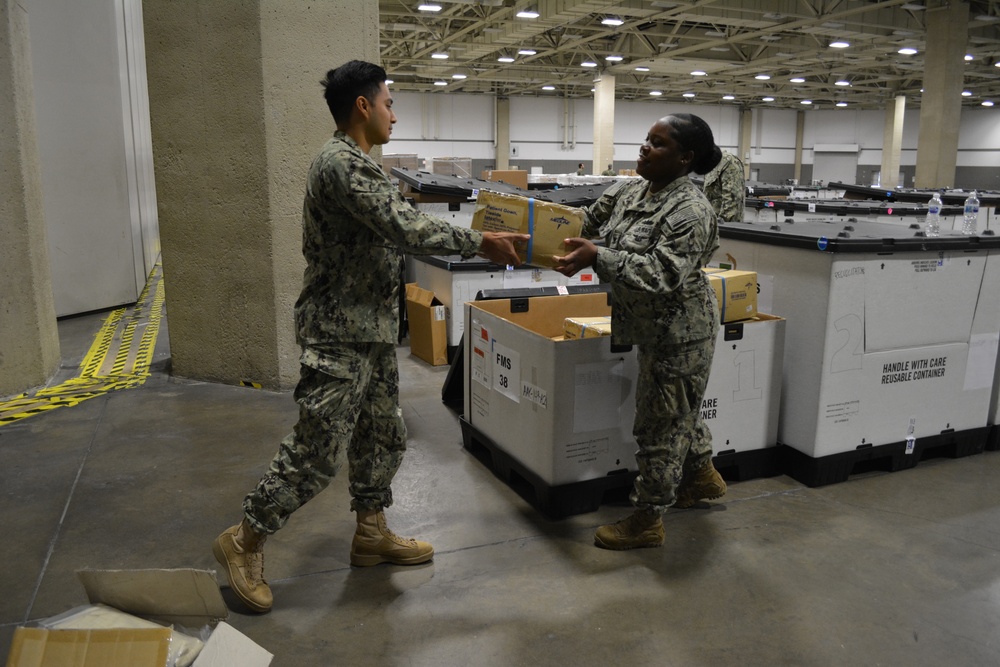 EMF-M in Dallas conduct inventory of medical supplies