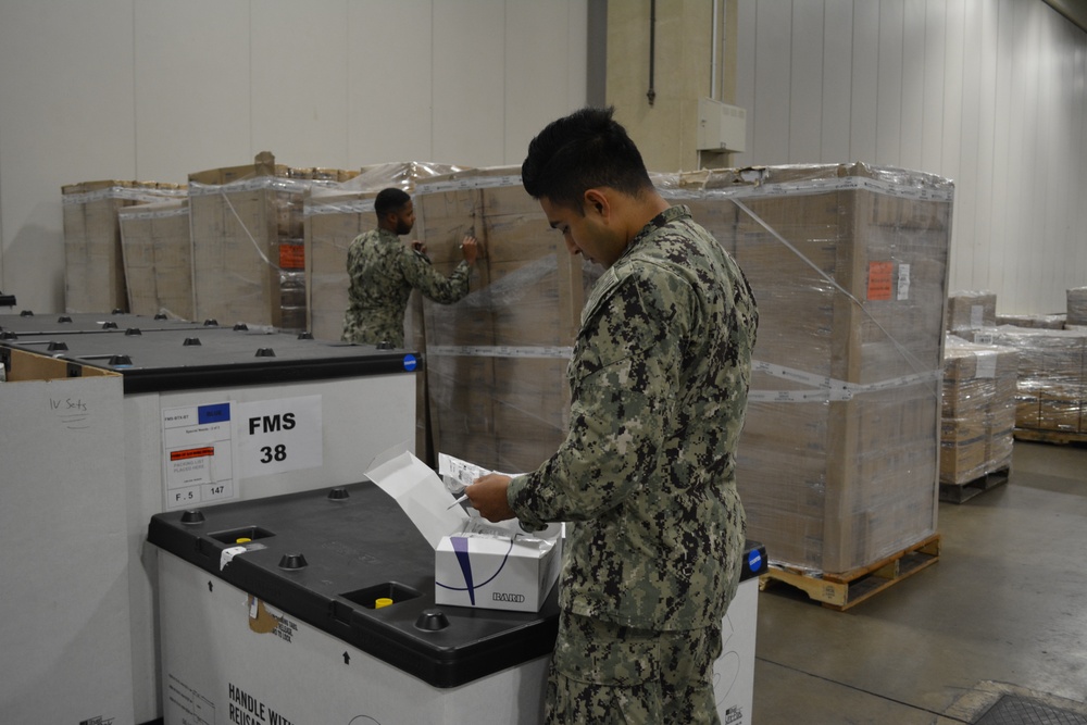 EMF-M in Dallas conduct inventory of medical supplies