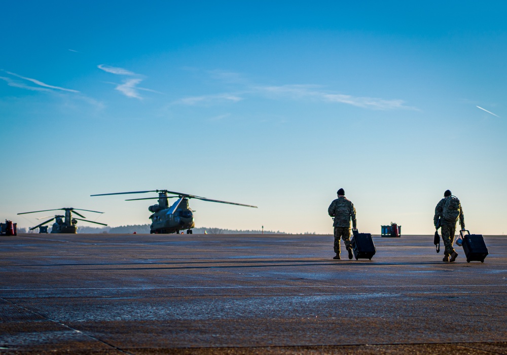 U.S. Army aviation brigade and paratroopers train on Cyprus