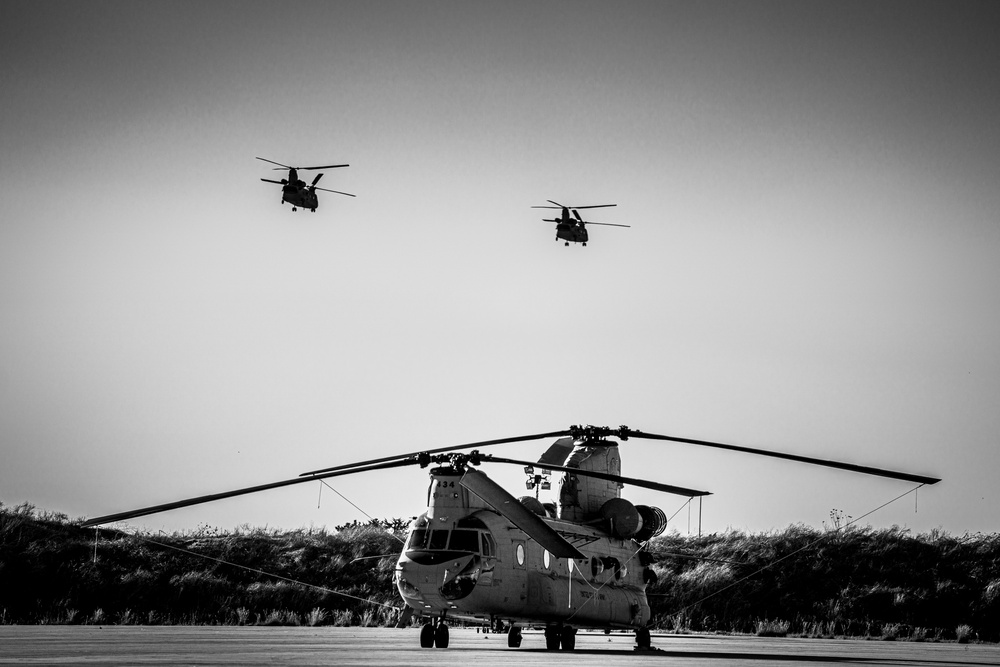 U.S. Army aviation brigade and paratroopers train on Cyprus