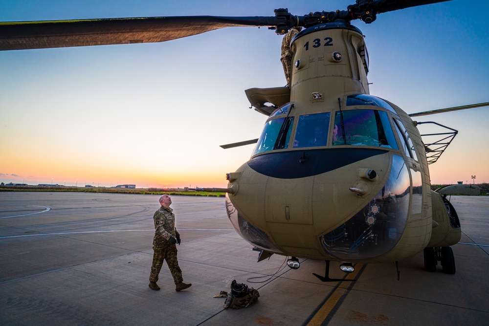 U.S. Army aviation brigade and paratroopers train on Cyprus