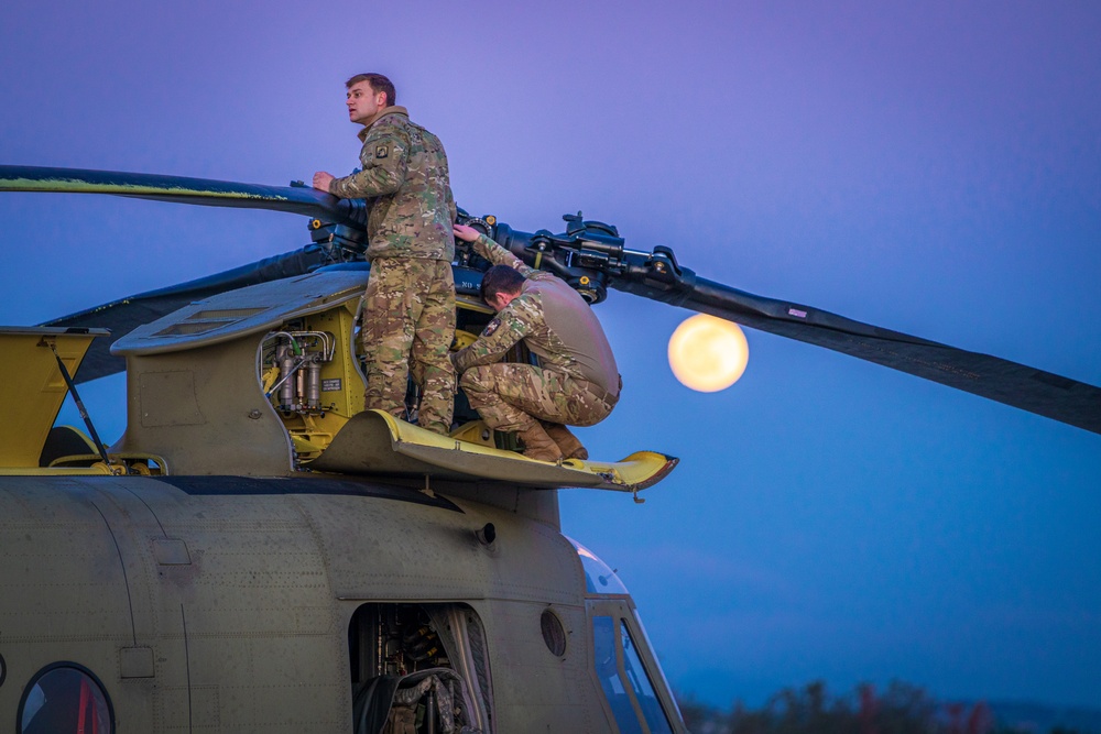 U.S. Army aviation brigade and paratroopers train on Cyprus