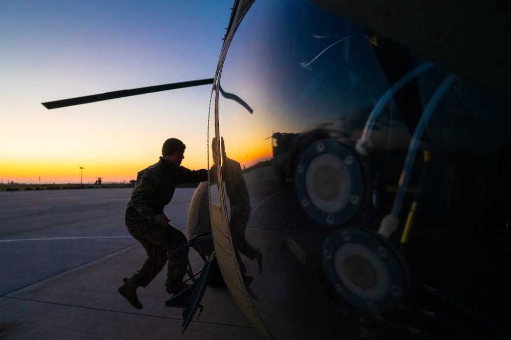 U.S. Army aviation brigade and paratroopers train on Cyprus