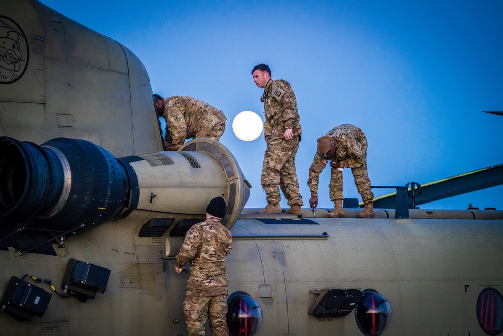 U.S. Army aviation brigade and paratroopers train on Cyprus