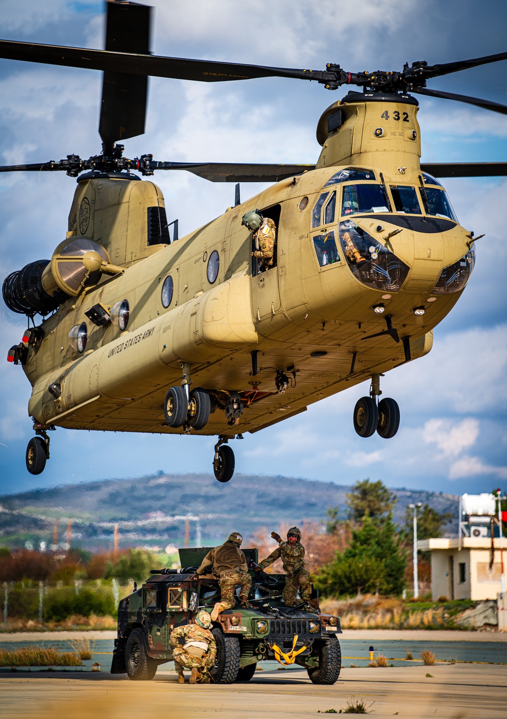 U.S. Army aviation brigade and paratroopers train on Cyprus