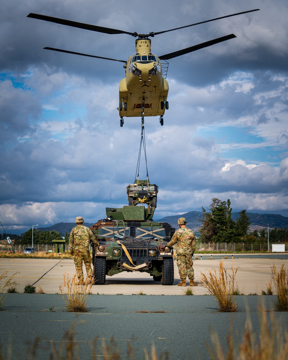 U.S. Army aviation brigade and paratroopers train on Cyprus