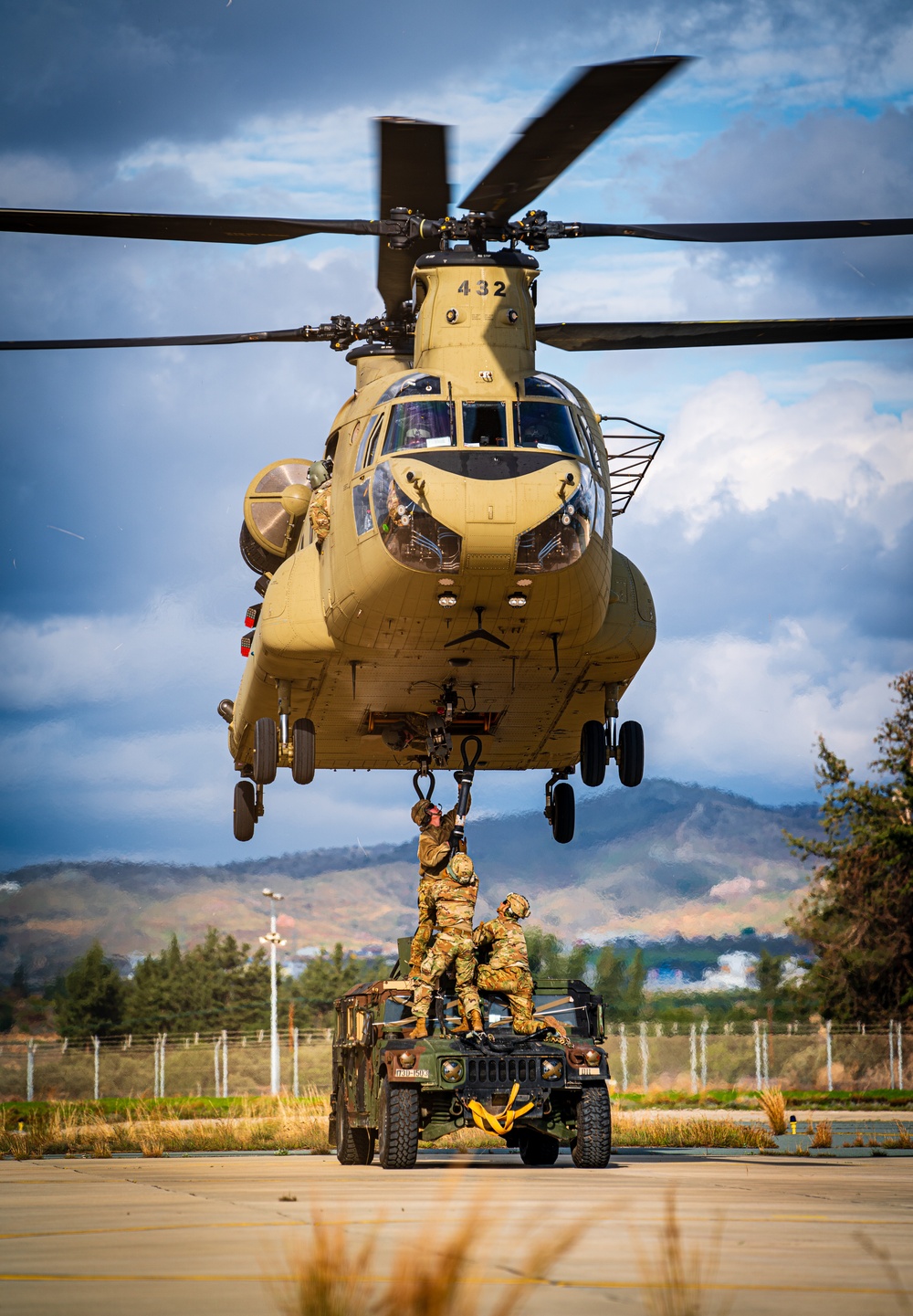 U.S. Army aviation brigade and paratroopers train on Cyprus