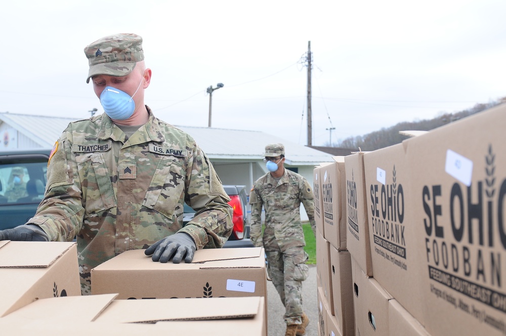 Ohio National Guard helps Southeast Ohio Foodbank during COVID-19 pandemic