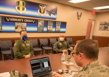 914th ARW commander conducts town hall live stream