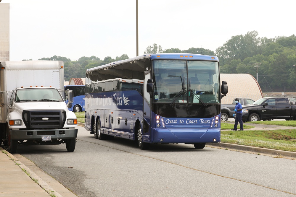 Newly-trained Soldiers depart Fort Benning amid elaborate health precautions