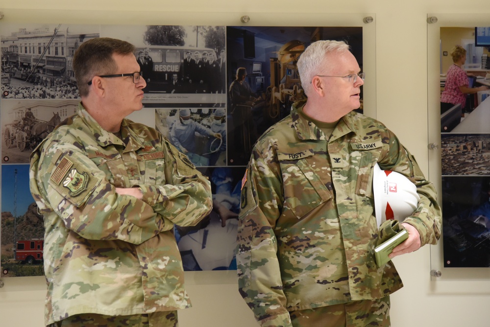 Gov. Ducey, Maj. Gen. McGuire, Dr. Christ tour Phoenix St. Luke’s Hospital