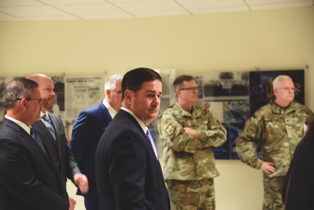Gov. Ducey, Maj. Gen. McGuire, Dr. Christ tour Phoenix St. Luke’s Hospital