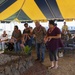 Na 'Ohana Papa O Mana Family Members Present Gifts During Ceremony