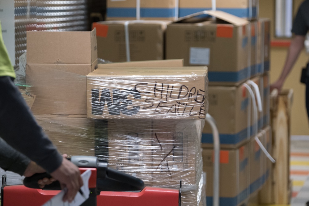 PPE being delivered to Children's Hospital in Seattle