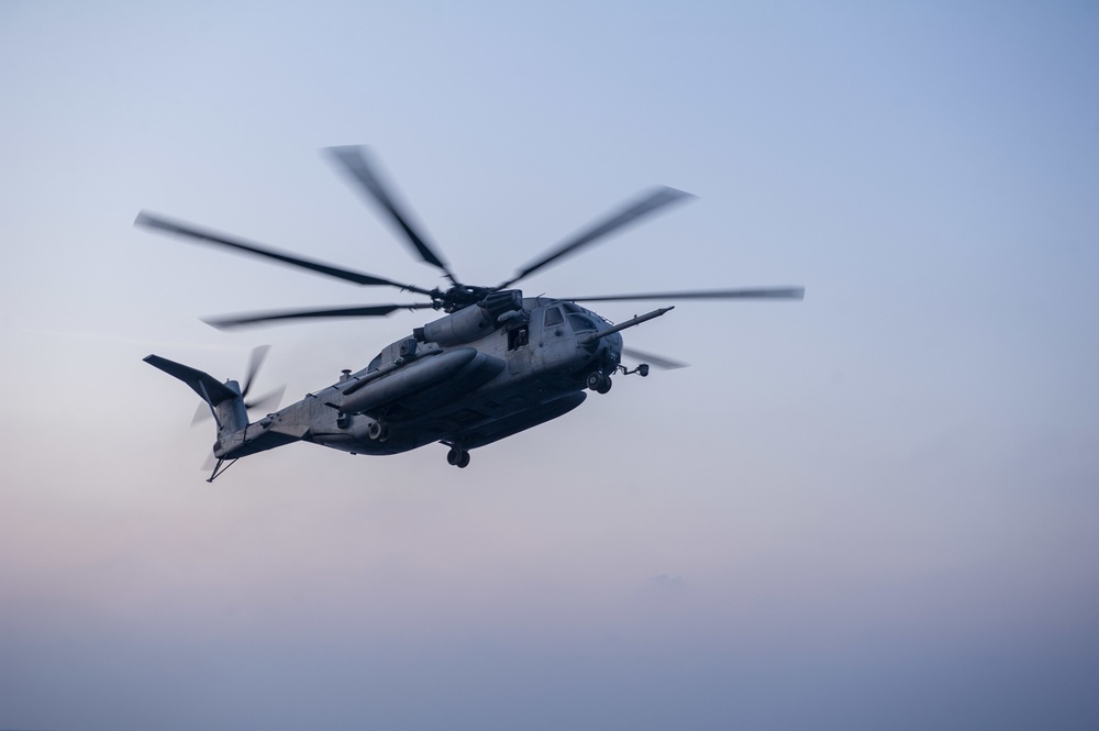 USS America (LHA 6) Conducts Flight Operations