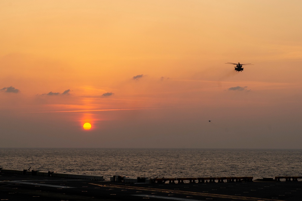 USS America (LHA 6) Conducts Flight Operations