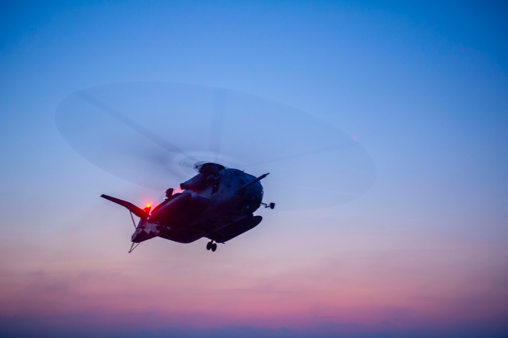 USS America (LHA 6) Conducts Flight Operations