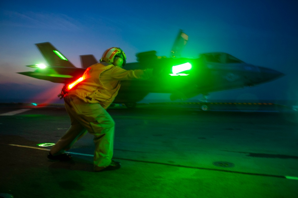 USS America (LHA 6) Conducts Flight Operations