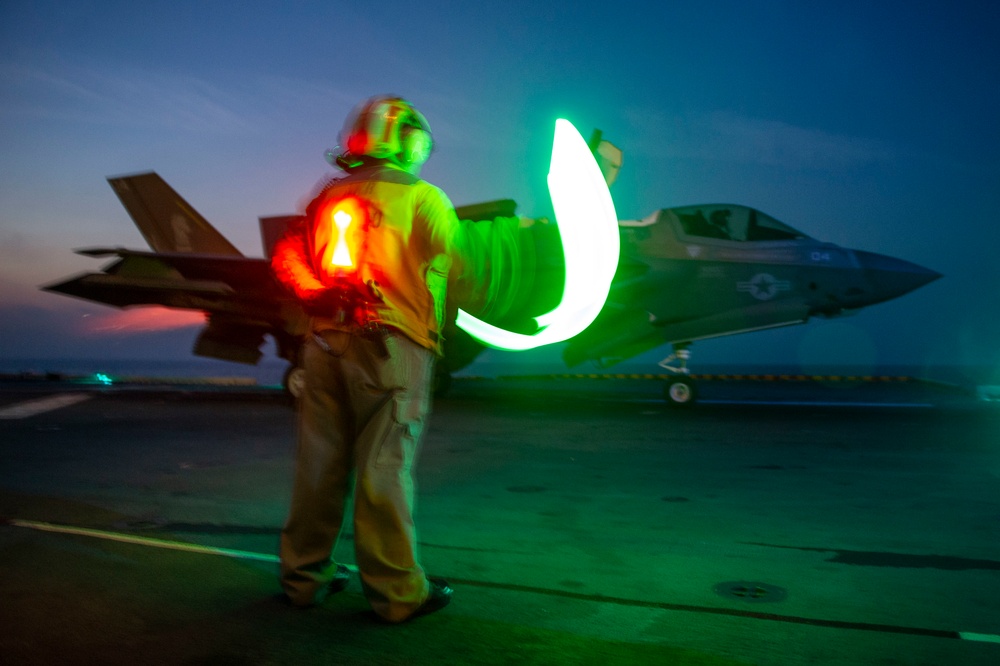 USS America (LHA 6) Conducts Flight Operations