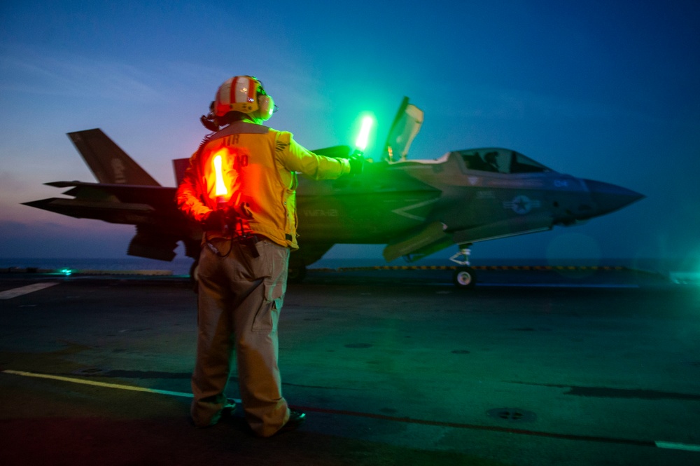 USS America (LHA 6) Conducts Flight Operations