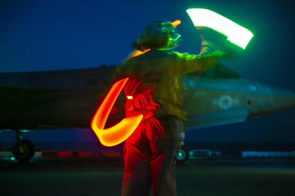 USS America (LHA 6) Conducts Flight Operations