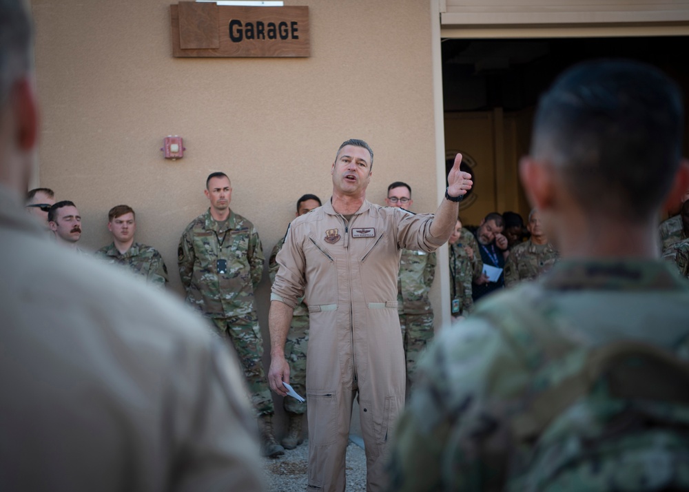 Command team expresses gratitude, encourages Airmen to remain poised