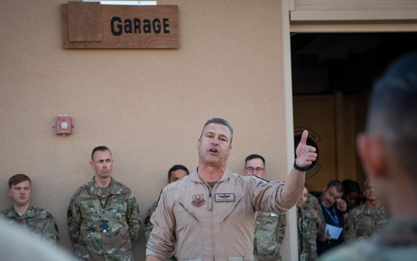 Command team expresses gratitude, encourages Airmen to remain poised