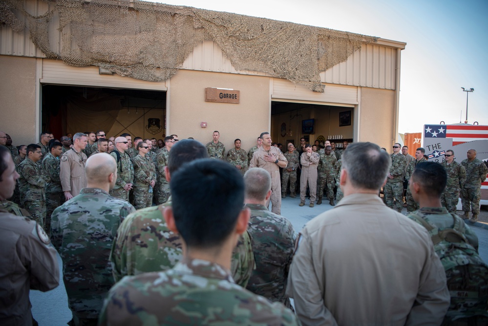 Command team expresses gratitude, encourages Airmen to remain poised