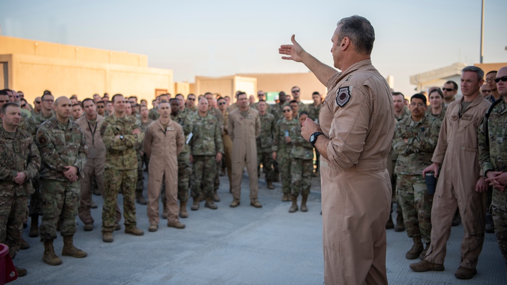 Command team expresses gratitude, encourages Airmen to remain poised